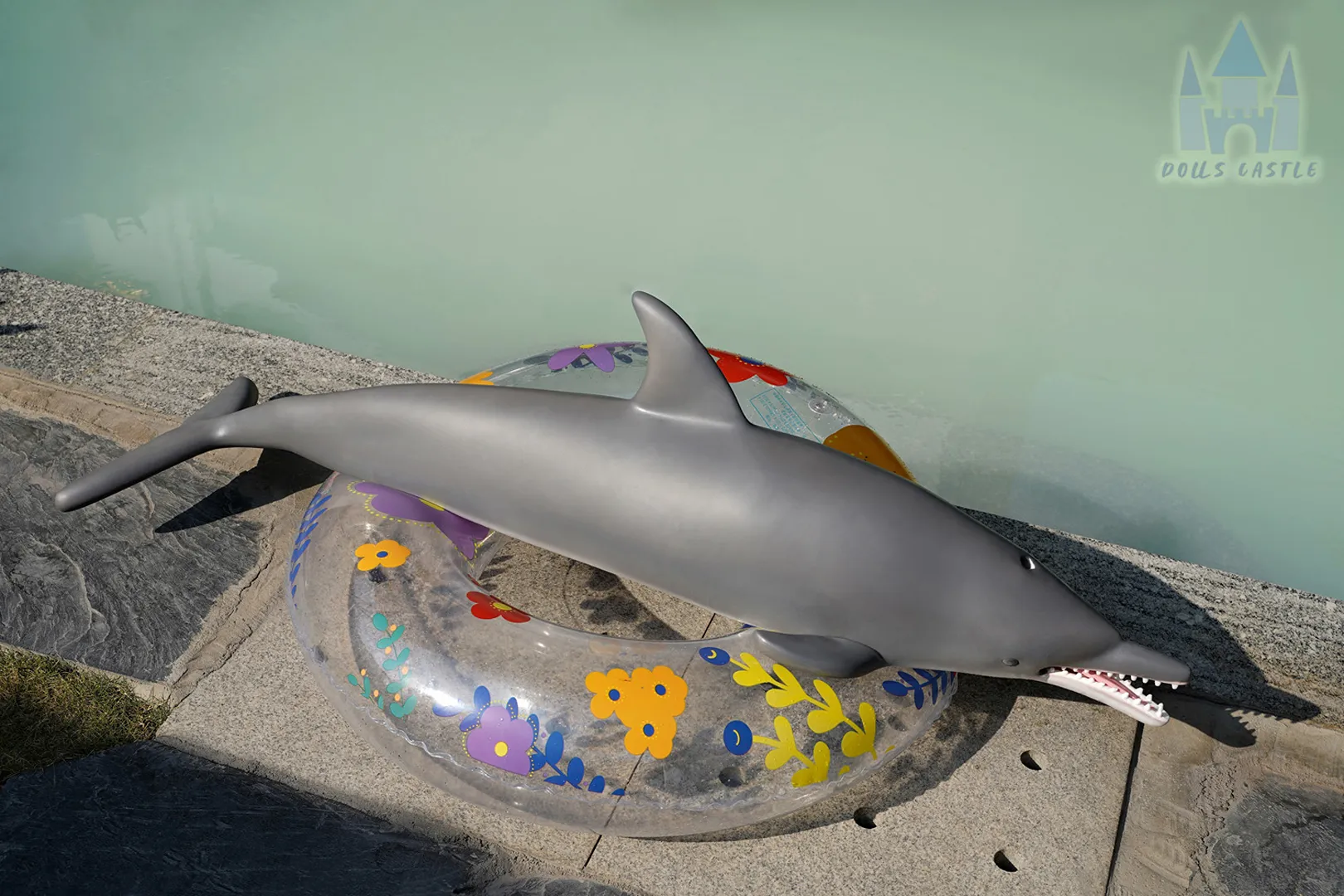 Patung Seks Silikon Dolphin 130cm (4 kaki 3 inci) dengan Reka Bentuk Realistik